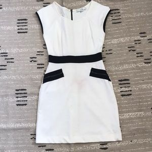 Professional White Fitted Dress